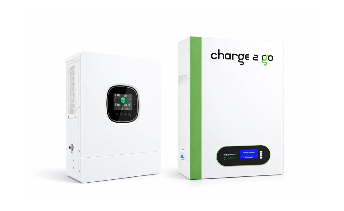 Система безперебійного живлення Charge2Go 5 кВт з LiFePO4 акумулятором 10.2 kWh