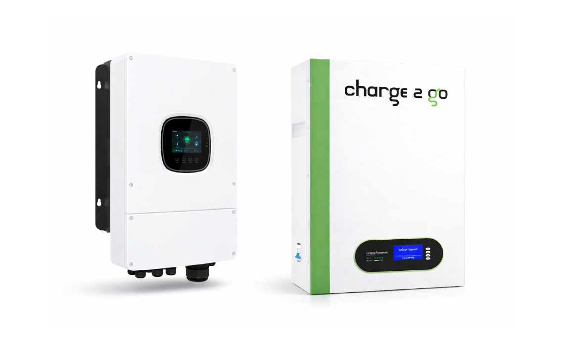 Система безперебійного живлення Charge2Go 6000.200.115 з інвертором 6 кВт та LiFePO4 акумулятором